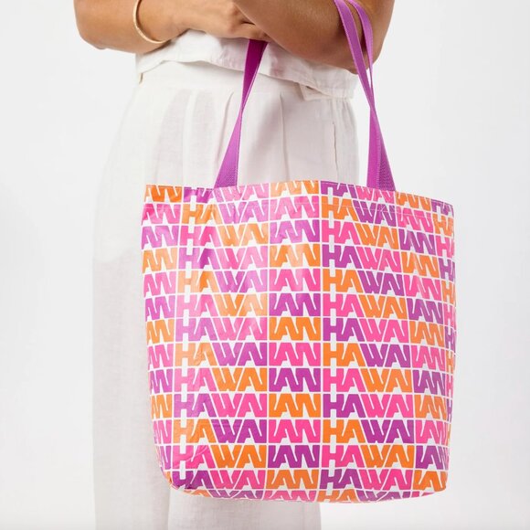 Aloha Collection x Hawaiian Airlines Reversible Tote, Vintage Pualani - Picture 10 of 12